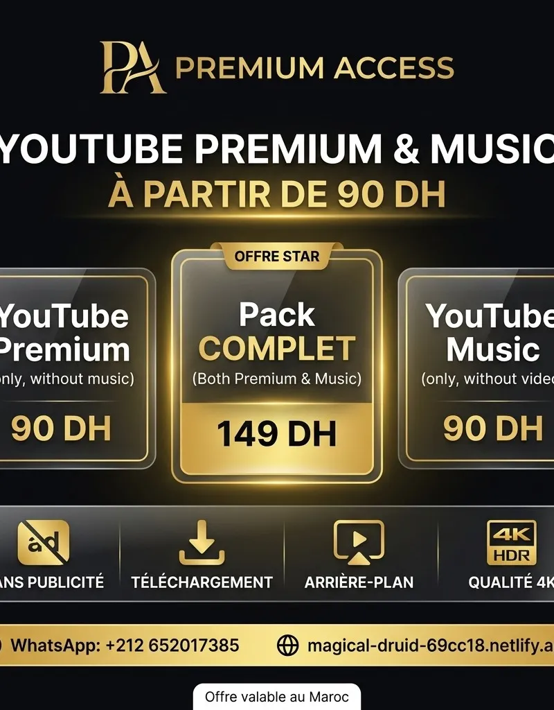 🔥 YouTube Premium & Music - À VIE 😱😱