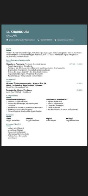 Technicien de laboratoire