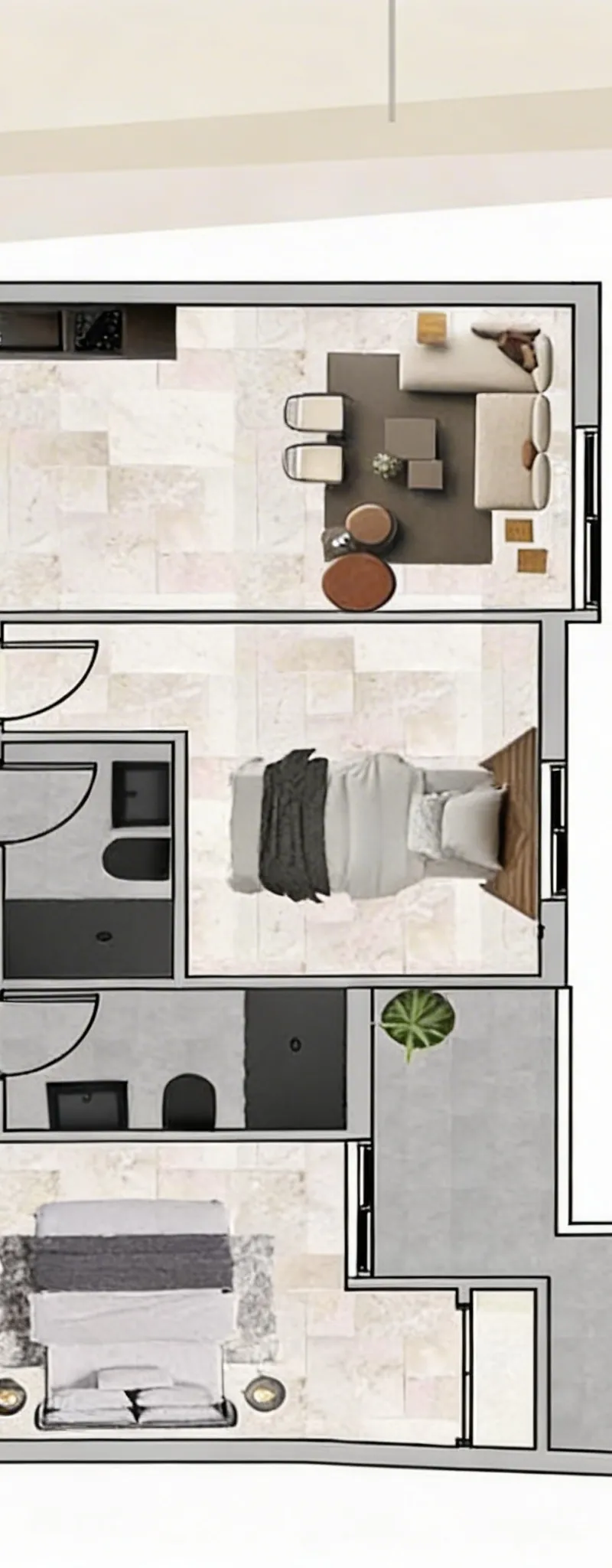 Appartement à vendre 55 m² à Casablanca