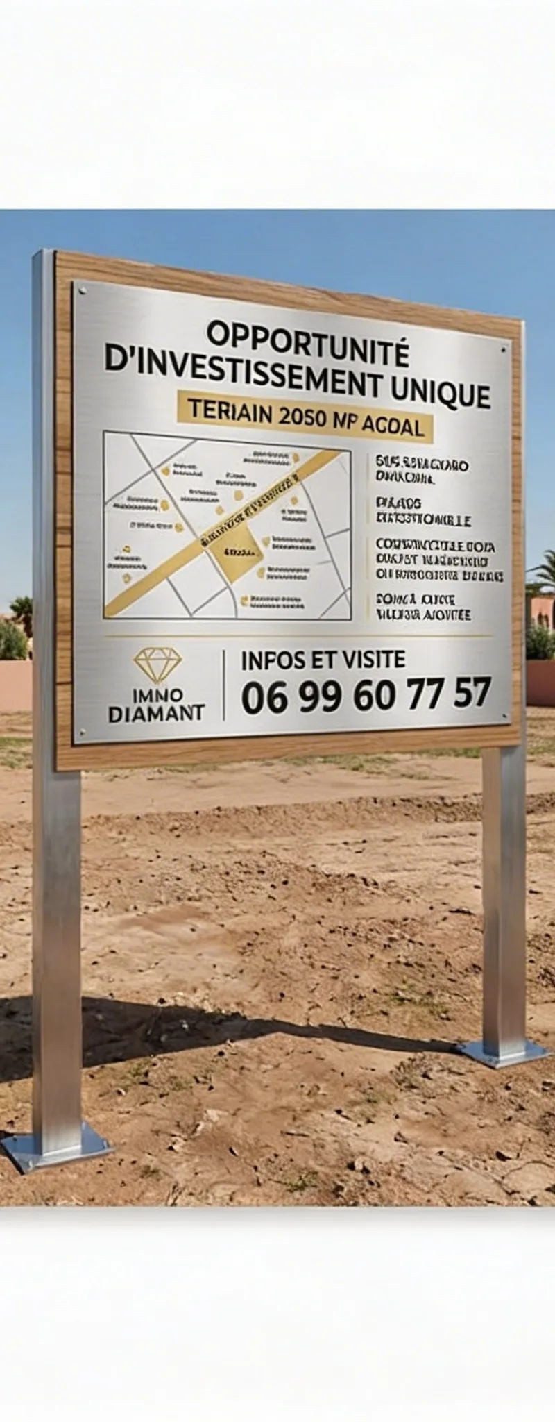 Terrain Exceptionnel Boulevard Mohammed 6 ,Agdal