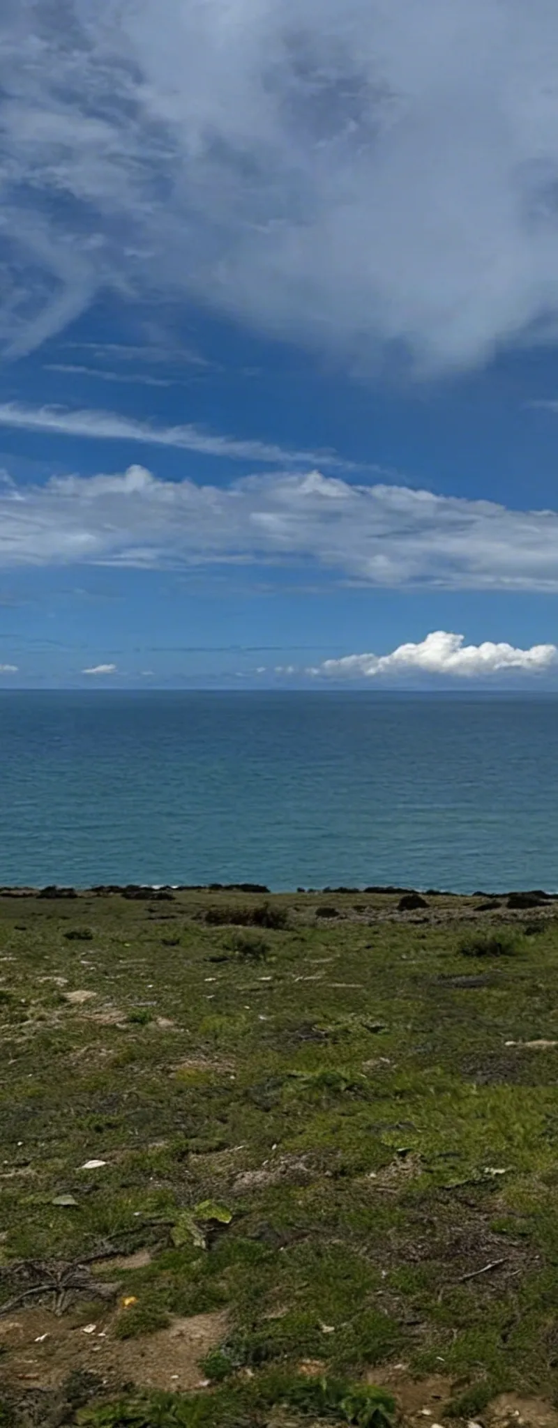 Terrain vue sur l'océan