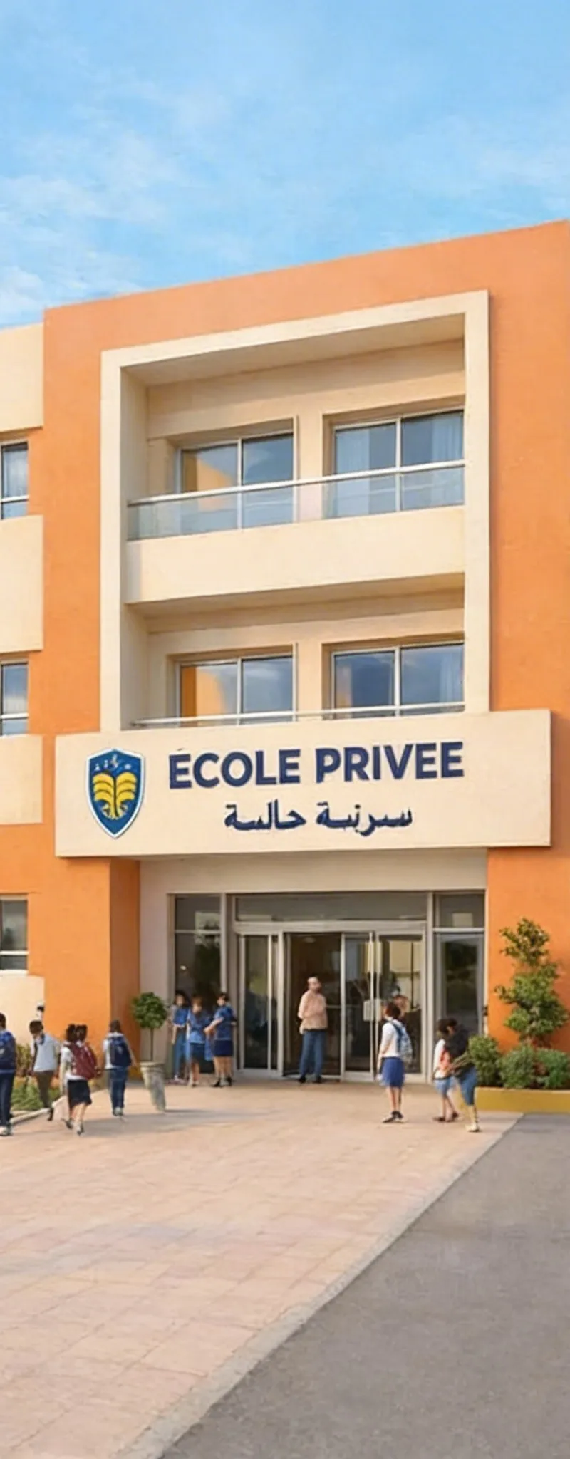 Terrain 1700 m² pour école privée centre Meknes