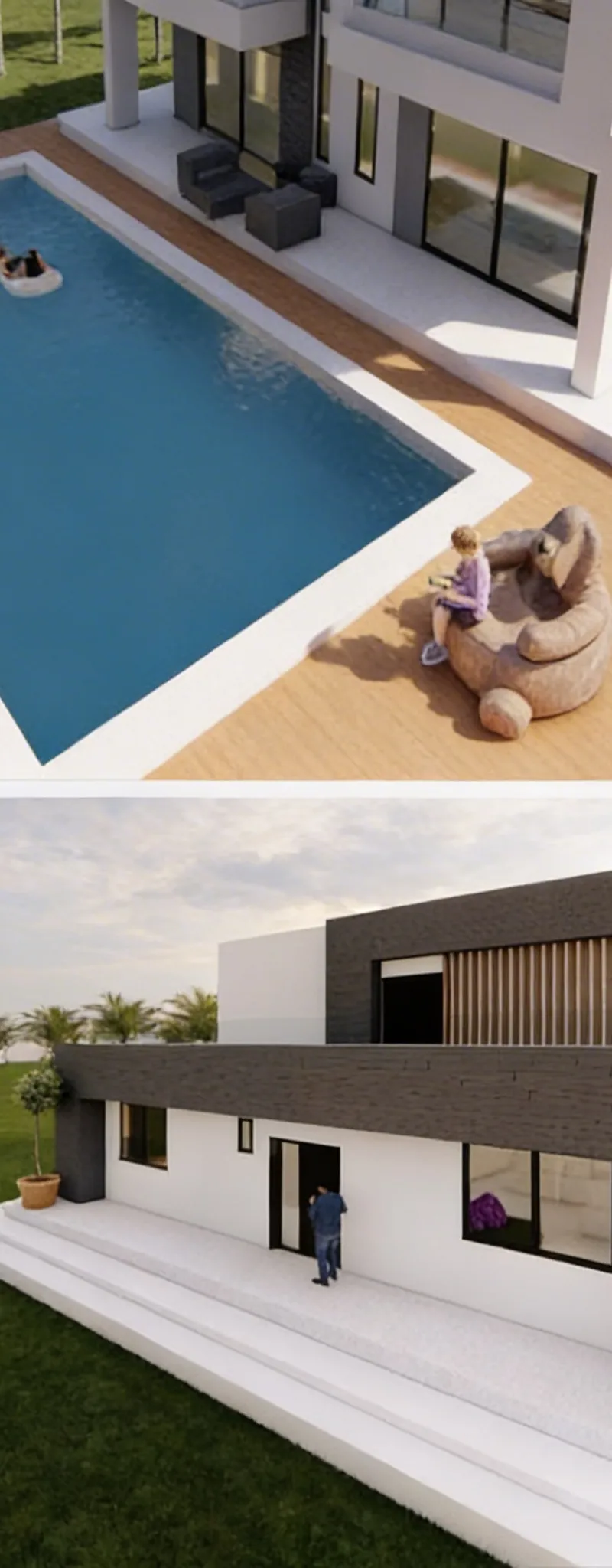 5000 m² titrés avec permis de construire villa avec piscine