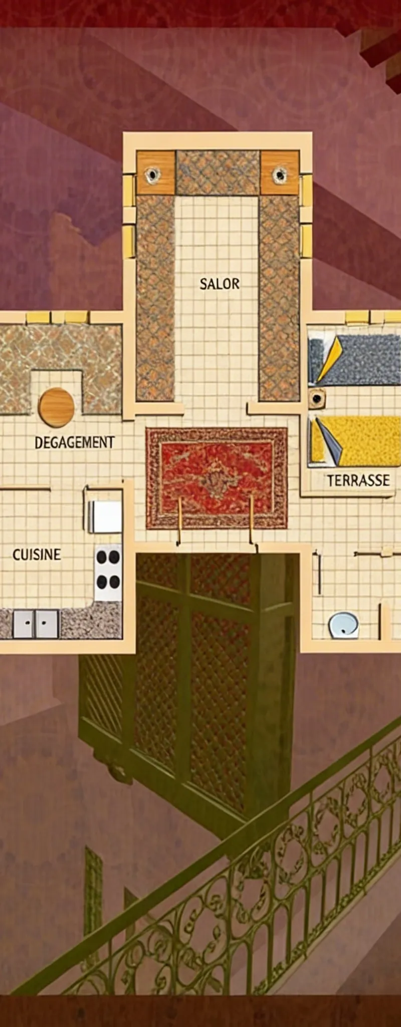 Vends Penthouse à Kasbah Tamesna Médina de 96m²