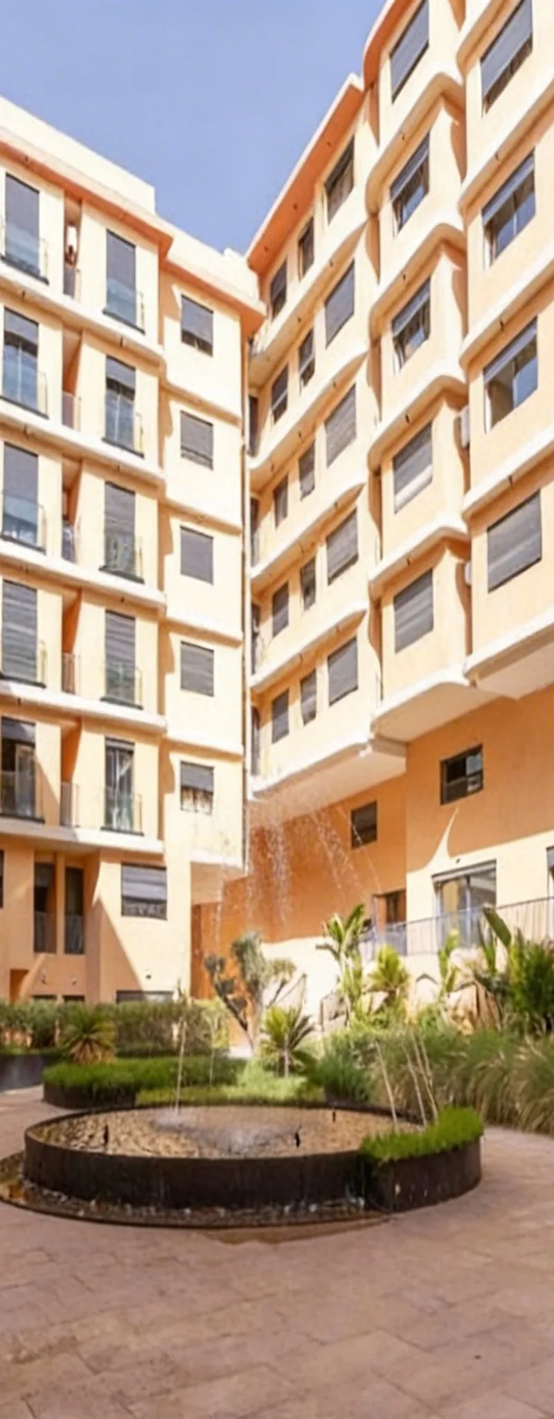 Vente de duplex avec jardin, résidence de haut standing