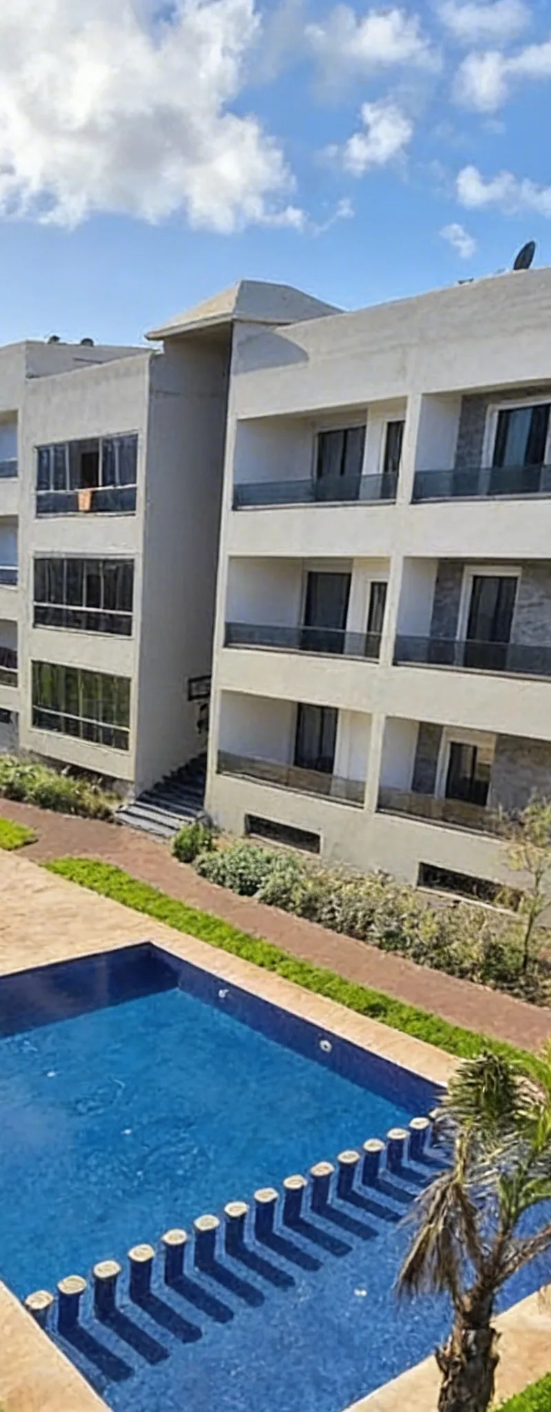 Appartement vue sur mer et accès direct à la plage