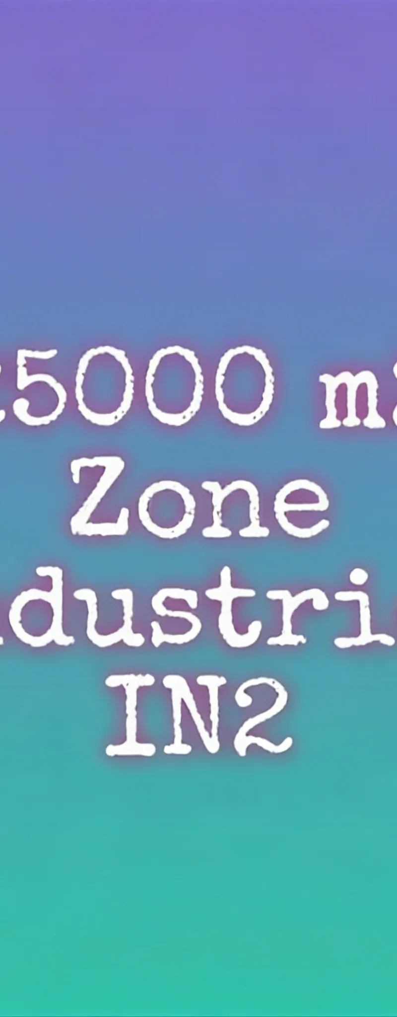 25000m2 Zone Industrielle IN2 Temara