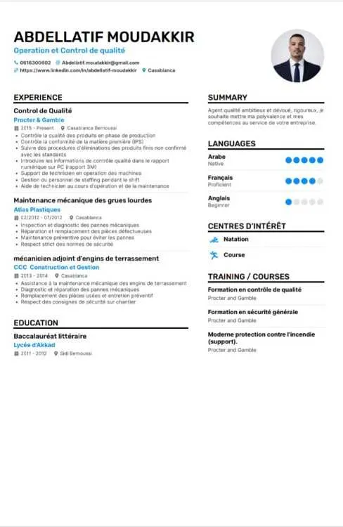 Opérateur de production - Casablanca