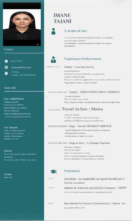 commerciale et administrative éxperimenté - Casablanca