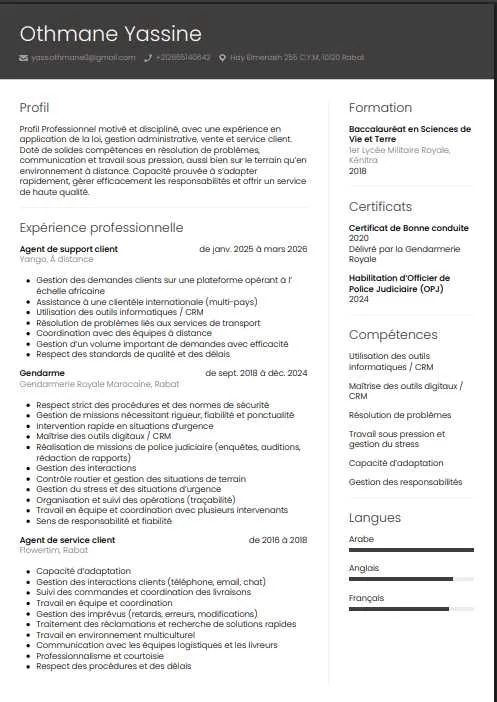 Agent polyvalent- disponible immédiatement - Rabat