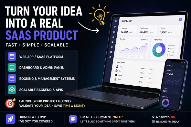 Transforming Ideas into SaaS Products - Fès