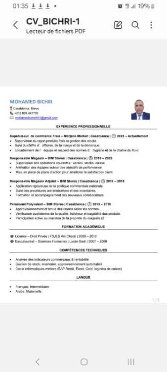 Responsable magasin - Casablanca