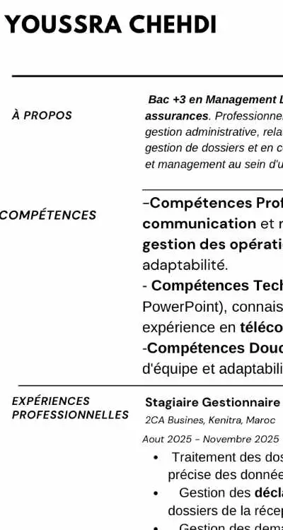 Demande de stage en logistique