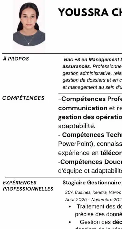 Demande de stage en logistique