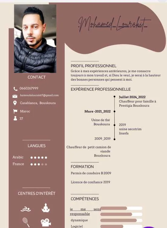 Chauffeur experience B - Casablanca