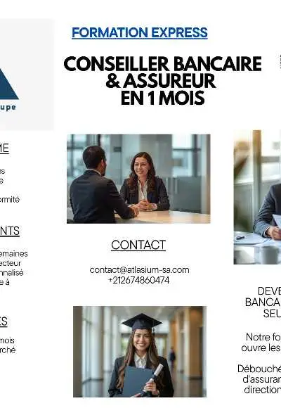 FORMATION : CONSEILLER BANCAIRE & ASSUREUR - Tanger