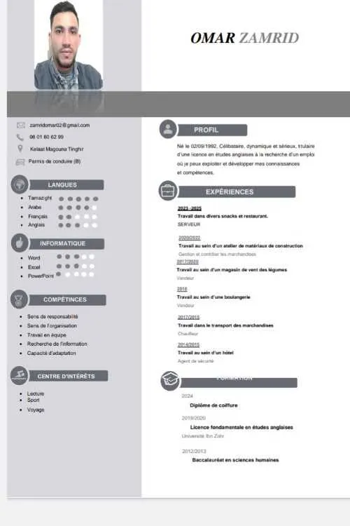 Serveur - Agadir