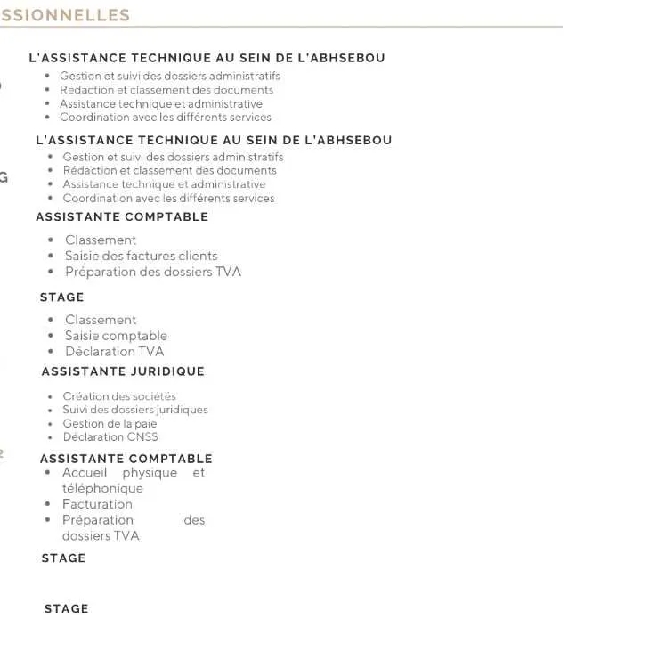 Candidature – Finance et Comptabilité - Fès