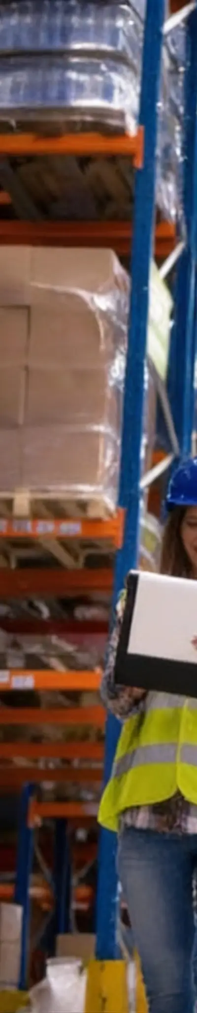 Plate-forme logistique avec quais déchargement