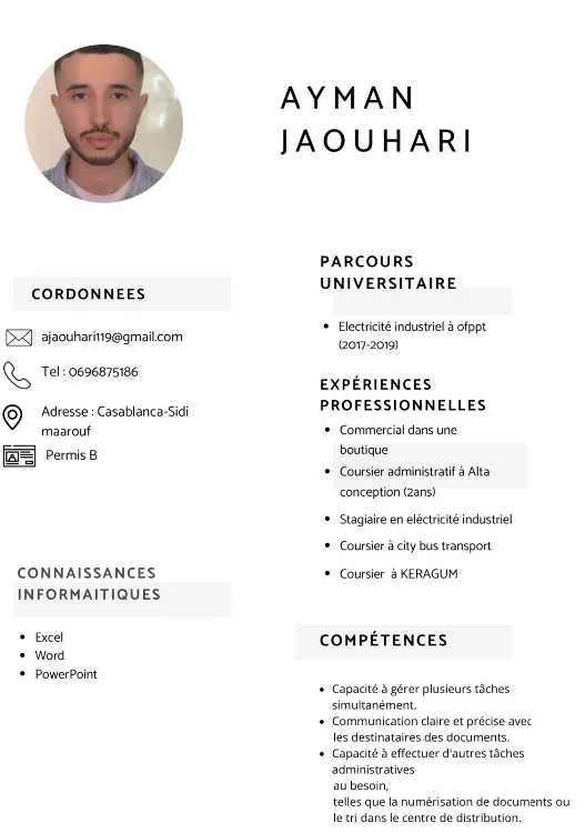 Chauffeur courssier - Casablanca