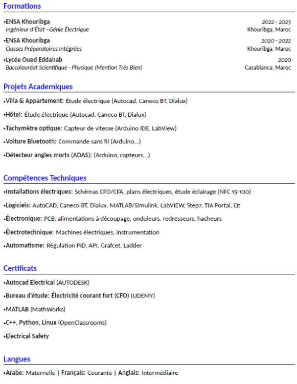 Ingénieur d’études et Chiffrage CFO-CFA - Casablanca