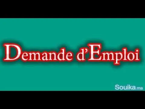 Demande d'emploi - Casablanca