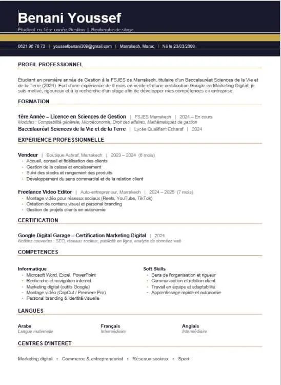 Social Media Manager / Monteur Vidéo (Temps Partie - Marrakech