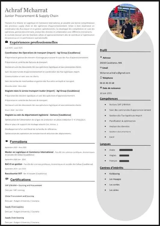 Achats, approvisionnement & supply - Casablanca