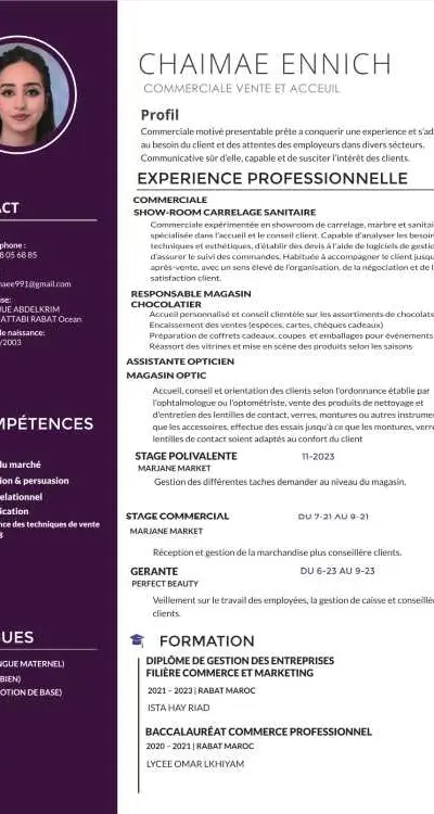Demande d’emploigestion - Rabat