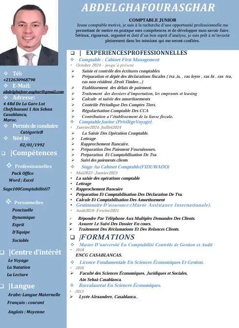 COMPTABLE JUNIOR - Casablanca