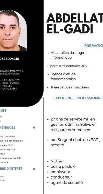 Administrateur - Agadir