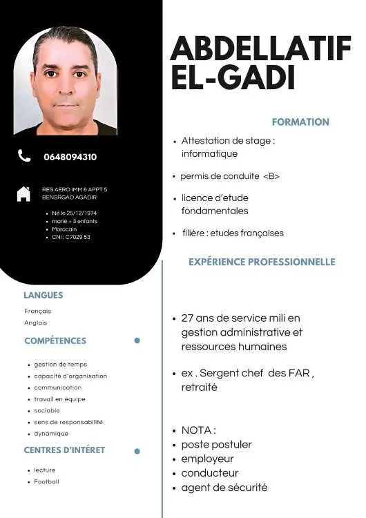 Administrateur - Agadir