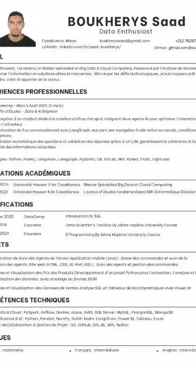 Data Analyst / Web Developer - Casablanca