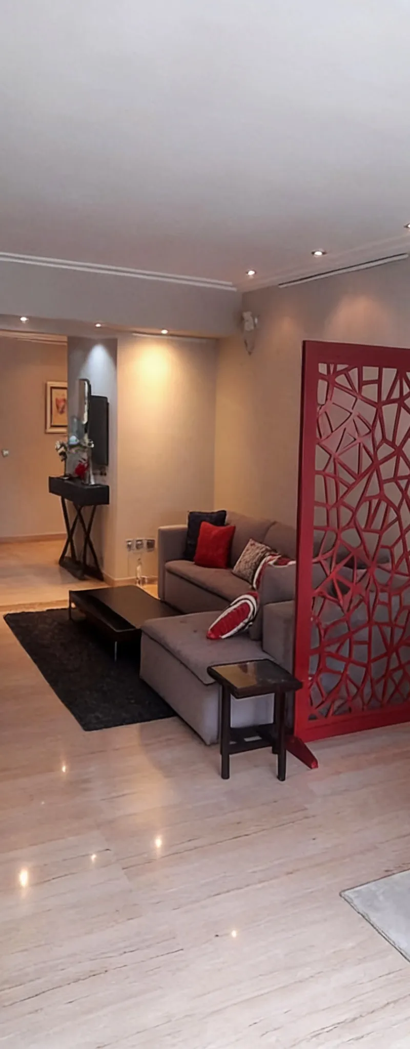 Appart HS meublé 3ch sal blc 170m2 à louer Palmier