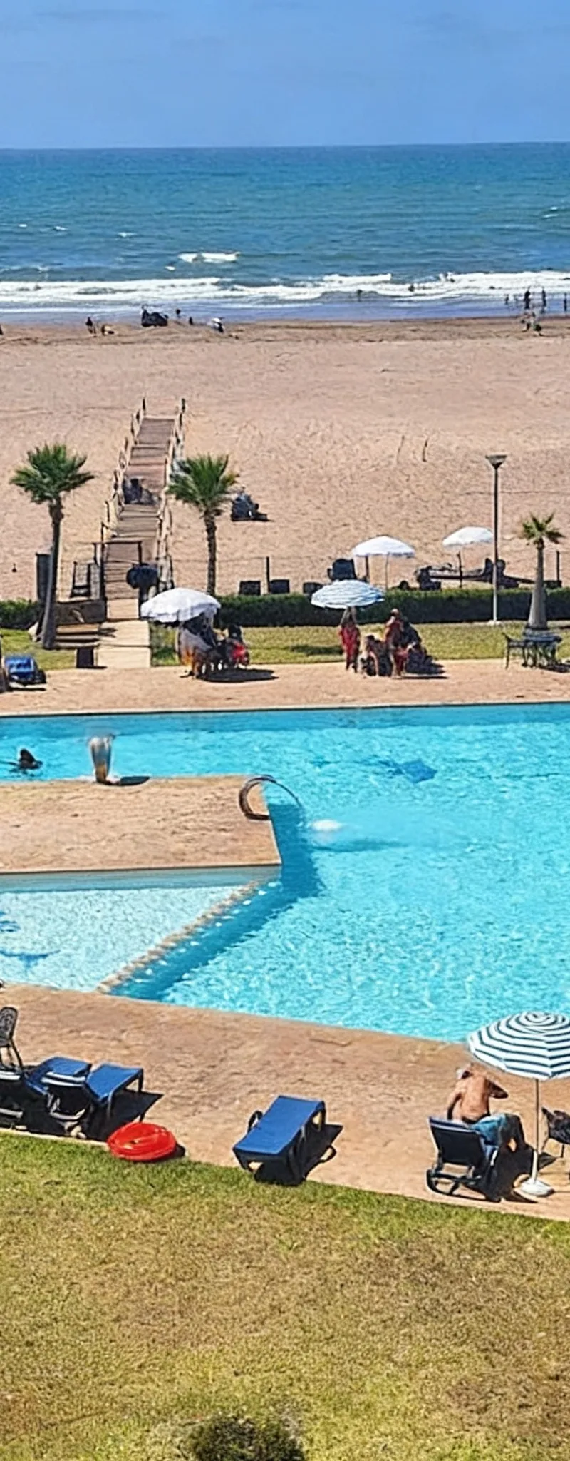Appartement meublé 110m Sidi Rahal vue sur mer