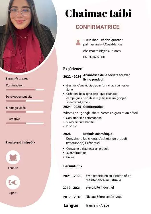 Confirmatrice - Casablanca