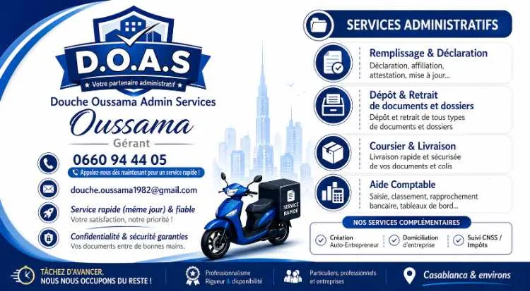 Services administratifs & coursier