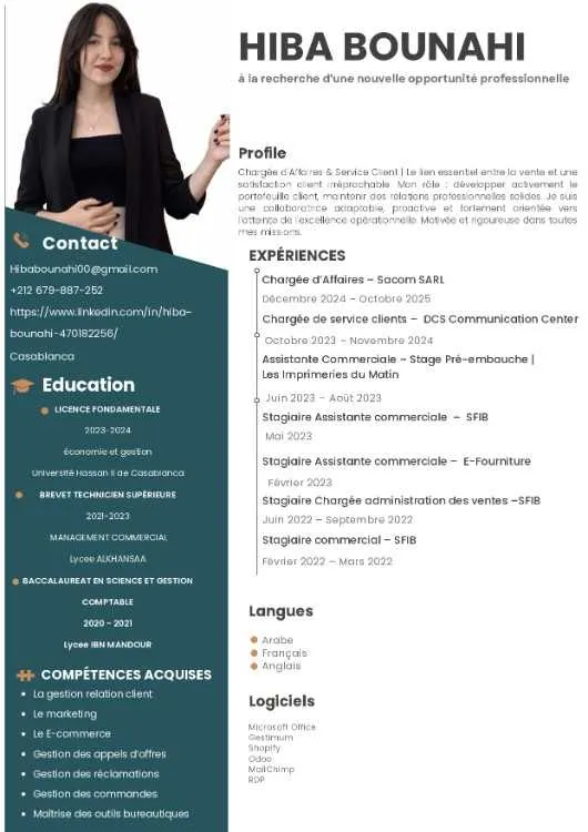 Chargée de service clients / assistante commerciale - Casablanca