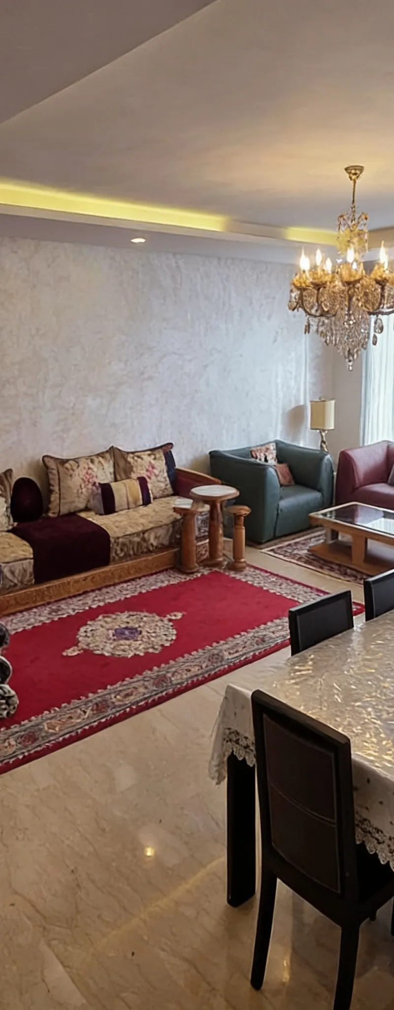 Appartement meublé à louer sur Hay Riad Prestigia