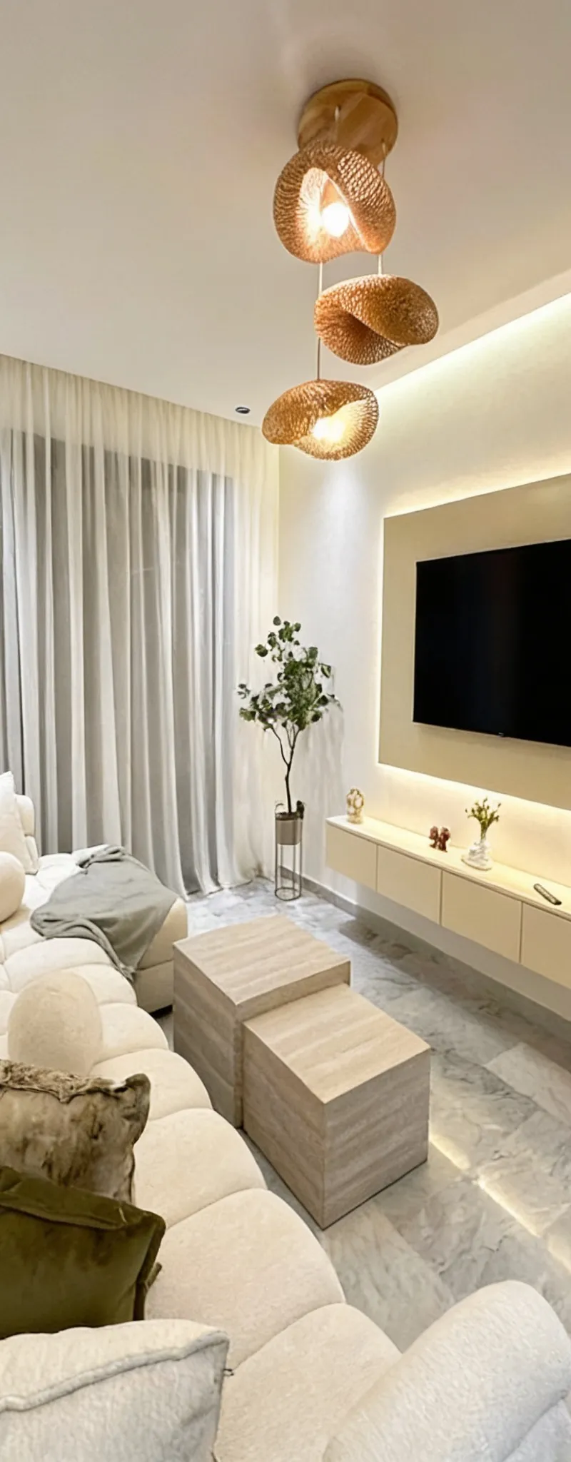 Studio meublé luxueux Neuf à Palmier