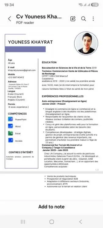 Recherche emploi – Vente
