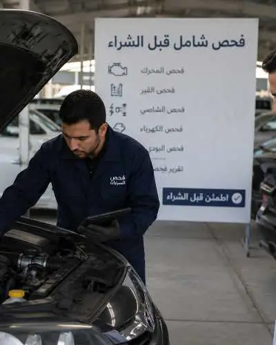 خدمة فحص السيارات المستعملة قبل الشرا
