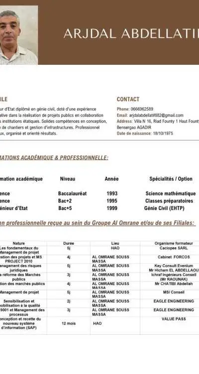 Chef de projet bâtiment