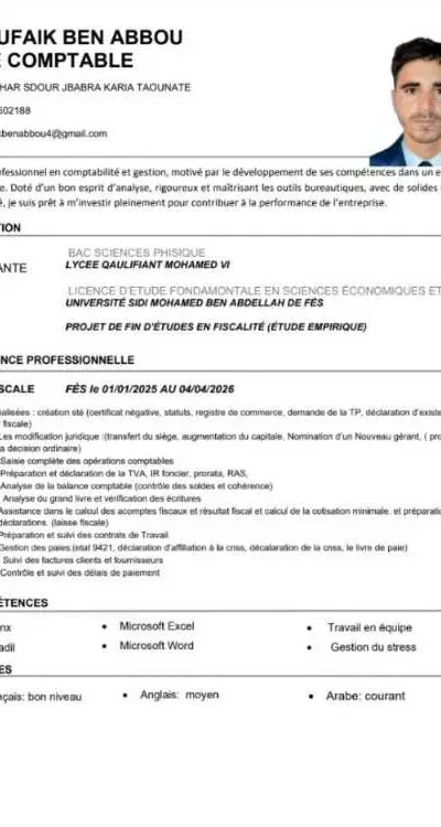 Aide comptable