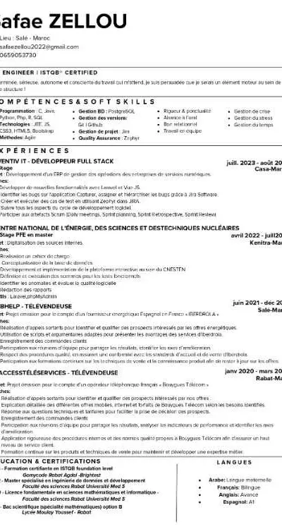 Ingénieur QA