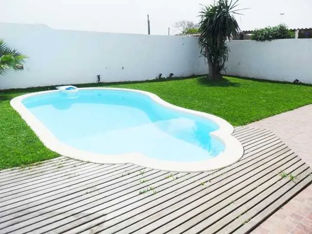 villa meublée avec piscine de plage à Sid Abed