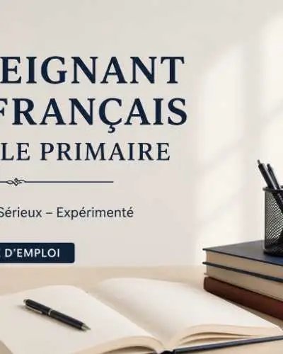 Enseignant de français pour le primaire