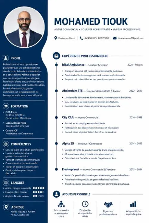 Coursier administratif