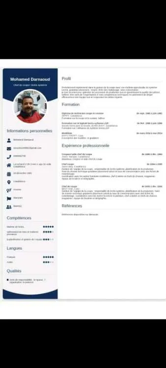 Chef de coupe&agent placement
