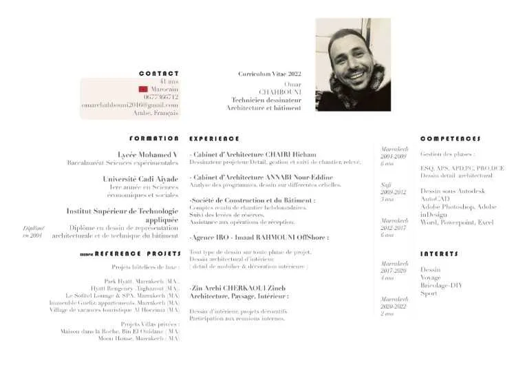Dessinateur projeteur en architecture
